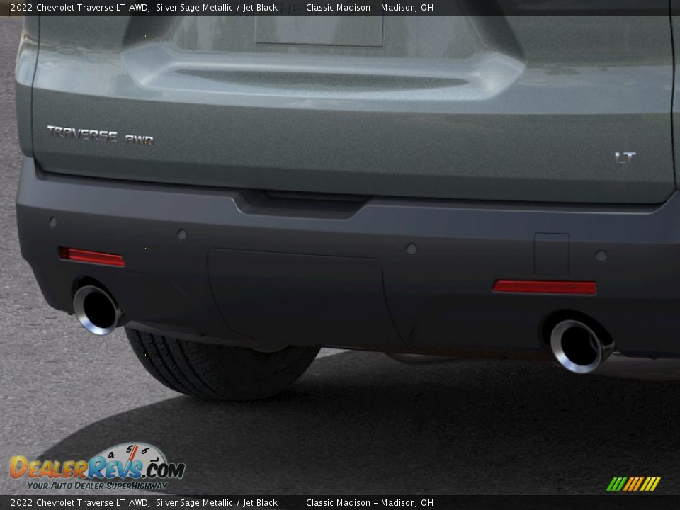 2022 Chevrolet Traverse LT AWD Silver Sage Metallic / Jet Black Photo #14