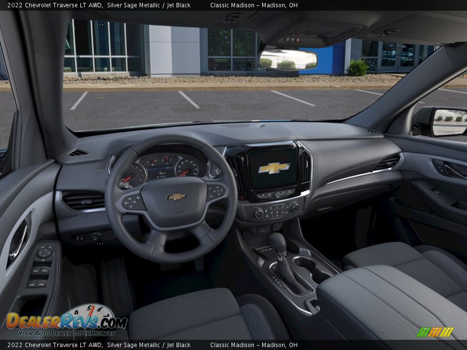 2022 Chevrolet Traverse LT AWD Silver Sage Metallic / Jet Black Photo #15