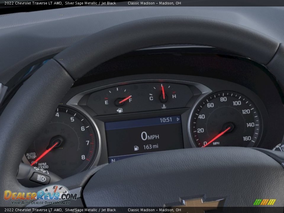 2022 Chevrolet Traverse LT AWD Silver Sage Metallic / Jet Black Photo #18