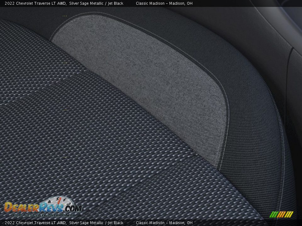 2022 Chevrolet Traverse LT AWD Silver Sage Metallic / Jet Black Photo #21