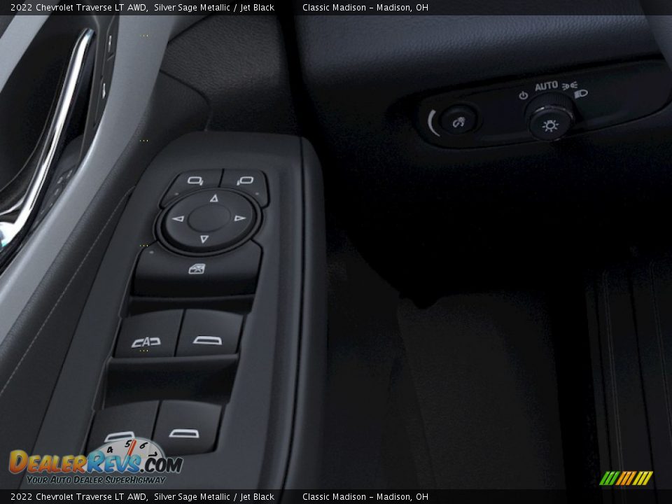 2022 Chevrolet Traverse LT AWD Silver Sage Metallic / Jet Black Photo #22