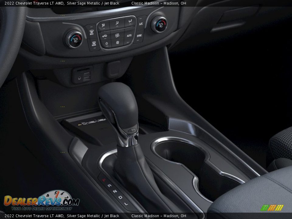 2022 Chevrolet Traverse LT AWD Silver Sage Metallic / Jet Black Photo #23