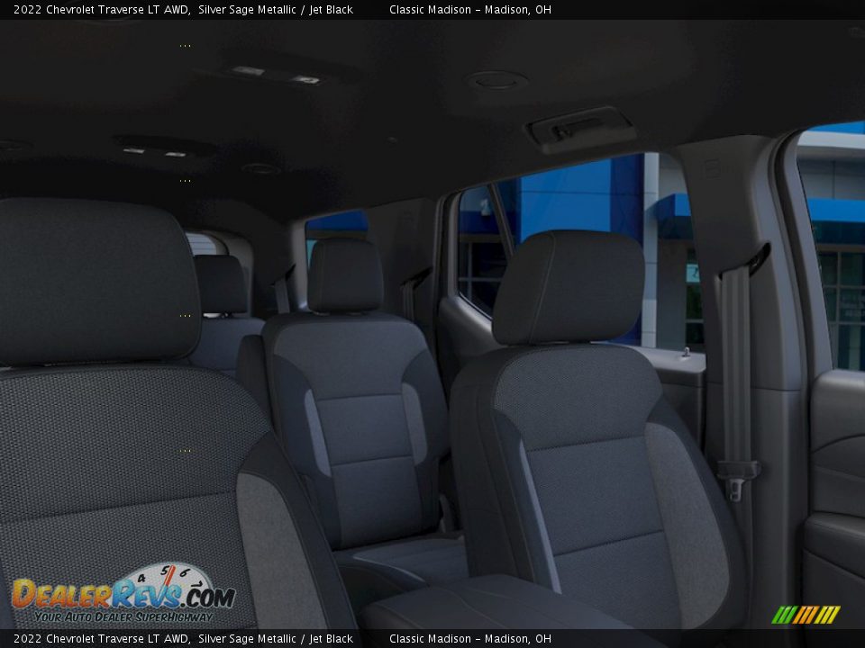 2022 Chevrolet Traverse LT AWD Silver Sage Metallic / Jet Black Photo #24