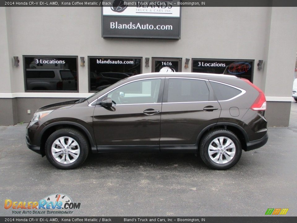 2014 Honda CR-V EX-L AWD Kona Coffee Metallic / Black Photo #1