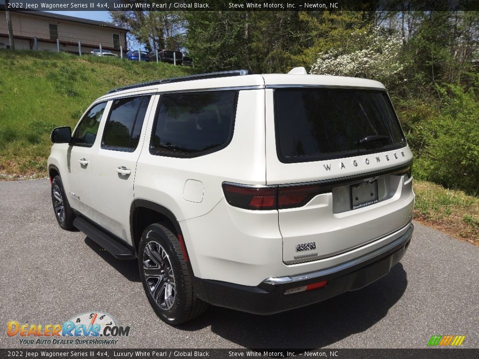 2022 Jeep Wagoneer Series III 4x4 Luxury White Pearl / Global Black Photo #8