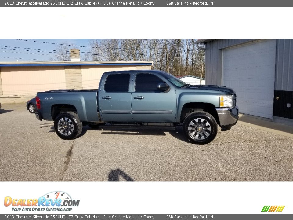 2013 Chevrolet Silverado 2500HD LTZ Crew Cab 4x4 Blue Granite Metallic / Ebony Photo #1