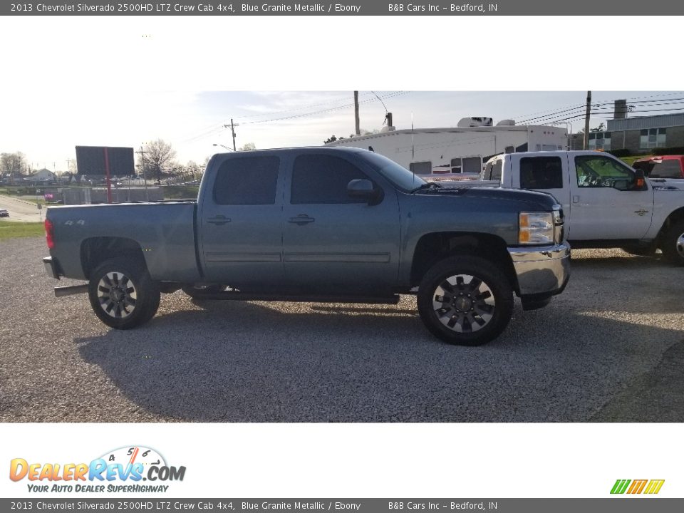 2013 Chevrolet Silverado 2500HD LTZ Crew Cab 4x4 Blue Granite Metallic / Ebony Photo #3