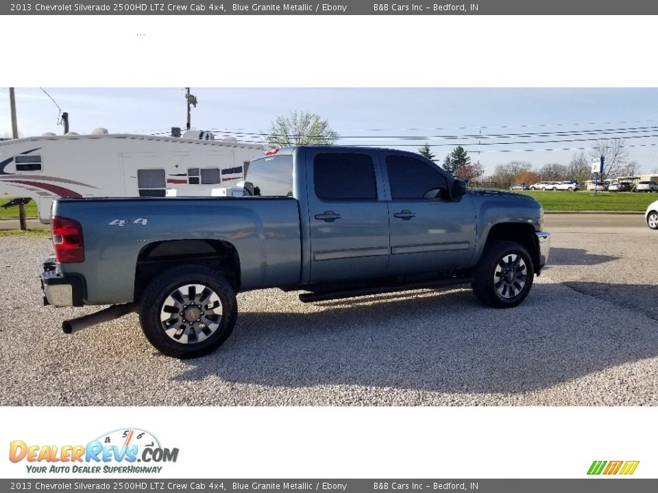 2013 Chevrolet Silverado 2500HD LTZ Crew Cab 4x4 Blue Granite Metallic / Ebony Photo #4