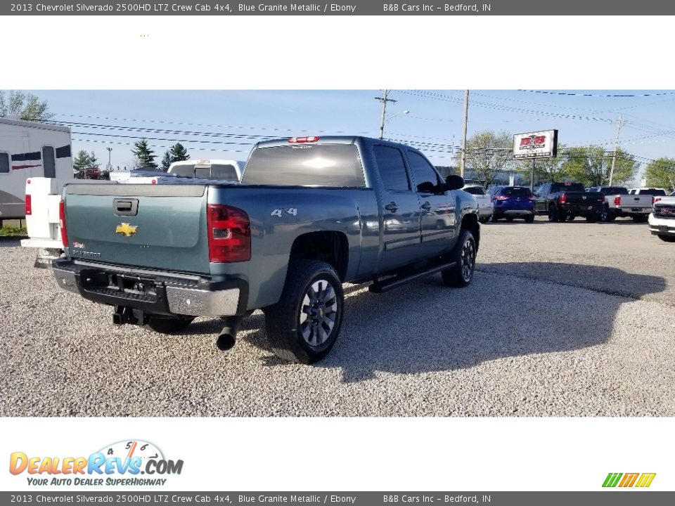 2013 Chevrolet Silverado 2500HD LTZ Crew Cab 4x4 Blue Granite Metallic / Ebony Photo #5