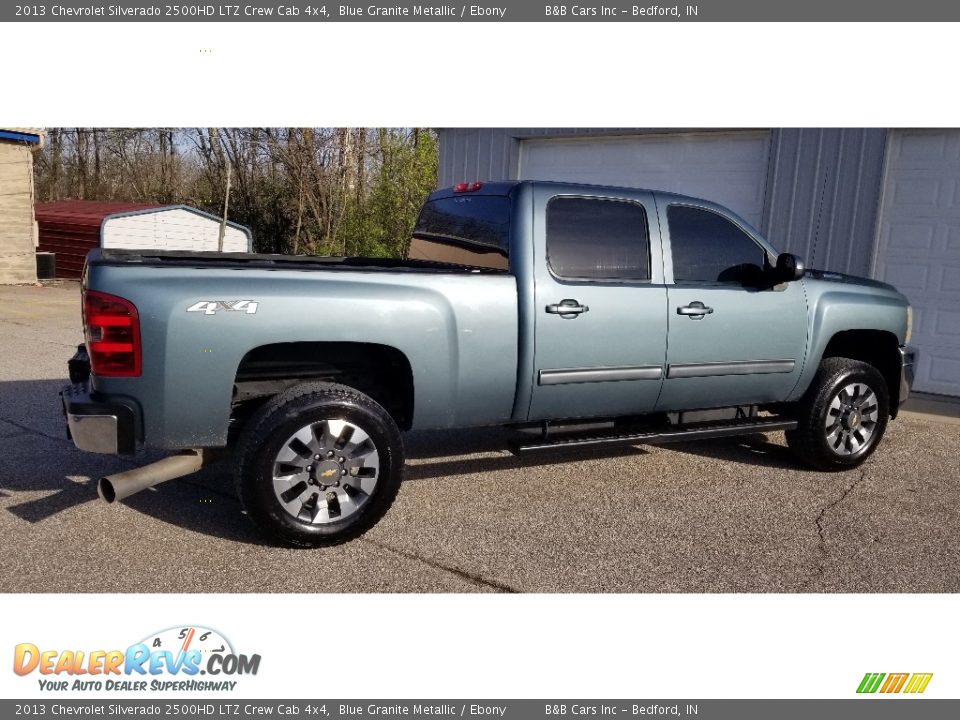 2013 Chevrolet Silverado 2500HD LTZ Crew Cab 4x4 Blue Granite Metallic / Ebony Photo #6