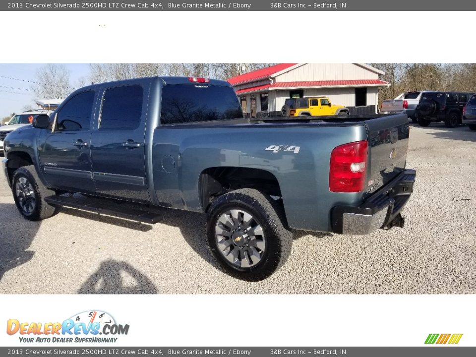 2013 Chevrolet Silverado 2500HD LTZ Crew Cab 4x4 Blue Granite Metallic / Ebony Photo #7