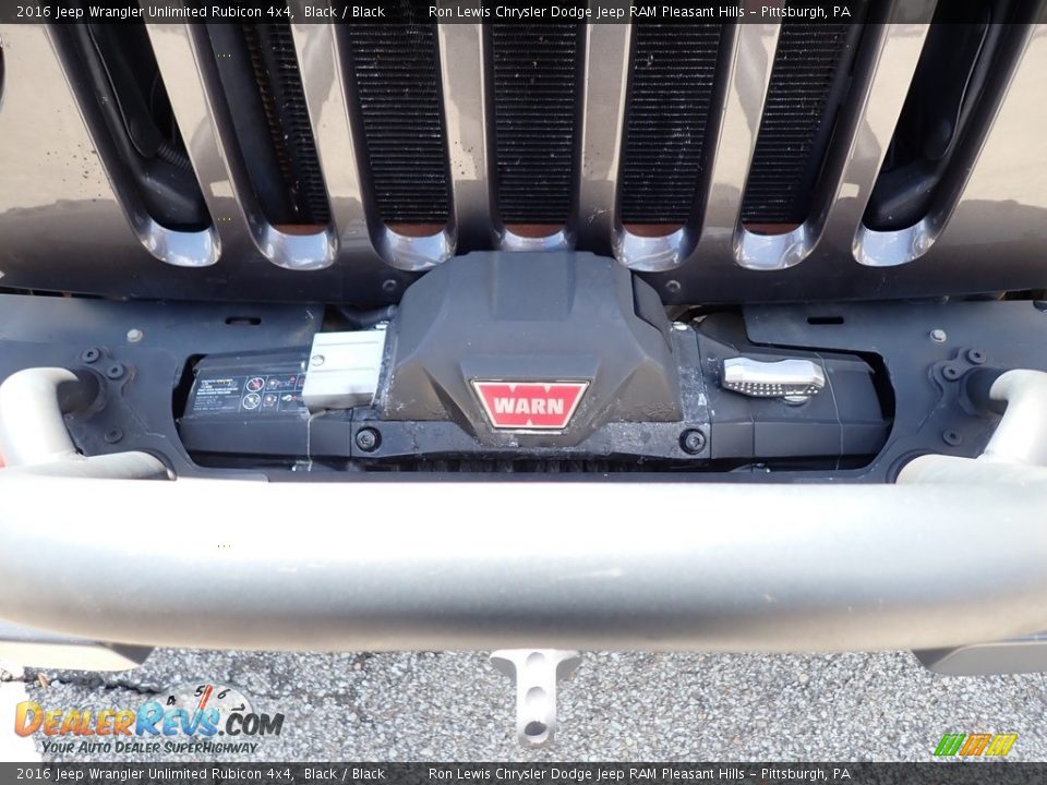 2016 Jeep Wrangler Unlimited Rubicon 4x4 Black / Black Photo #10