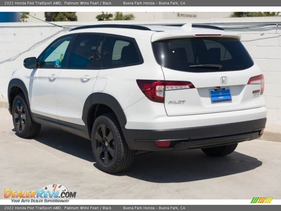 2022 Honda Pilot TrailSport AWD Platinum White Pearl / Black Photo #2