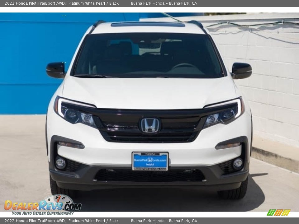 2022 Honda Pilot TrailSport AWD Platinum White Pearl / Black Photo #3