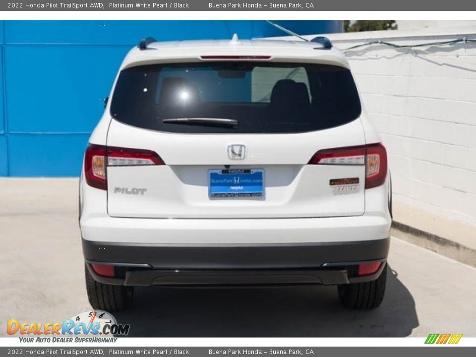 2022 Honda Pilot TrailSport AWD Platinum White Pearl / Black Photo #5