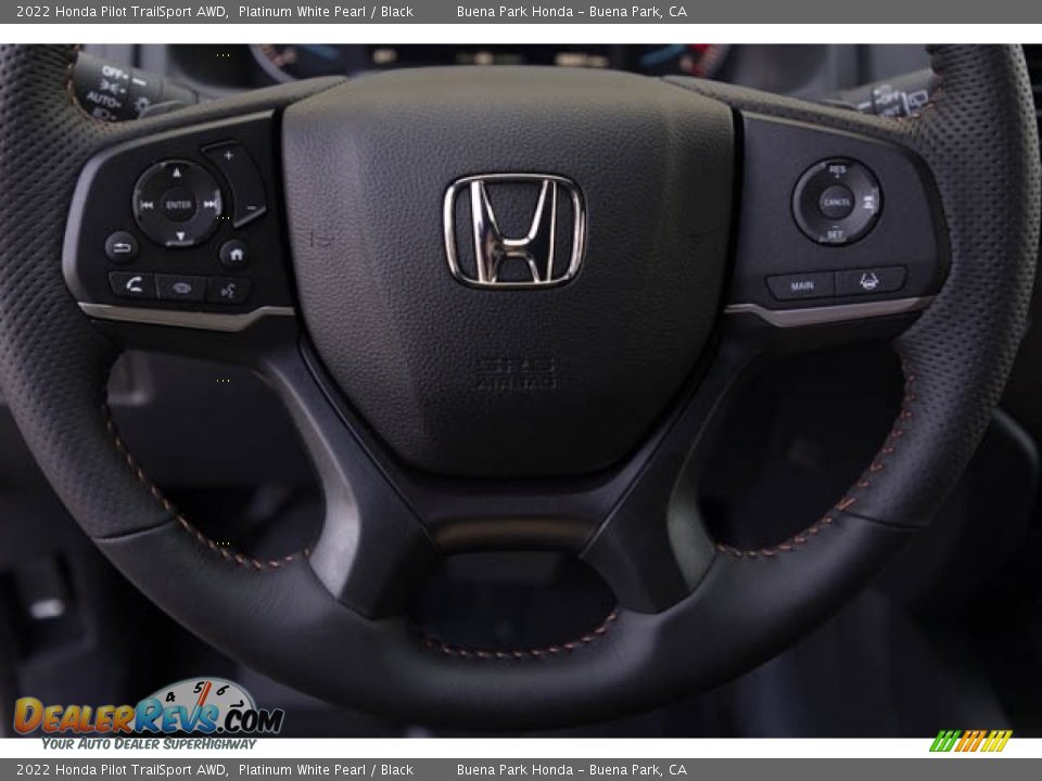 2022 Honda Pilot TrailSport AWD Steering Wheel Photo #19