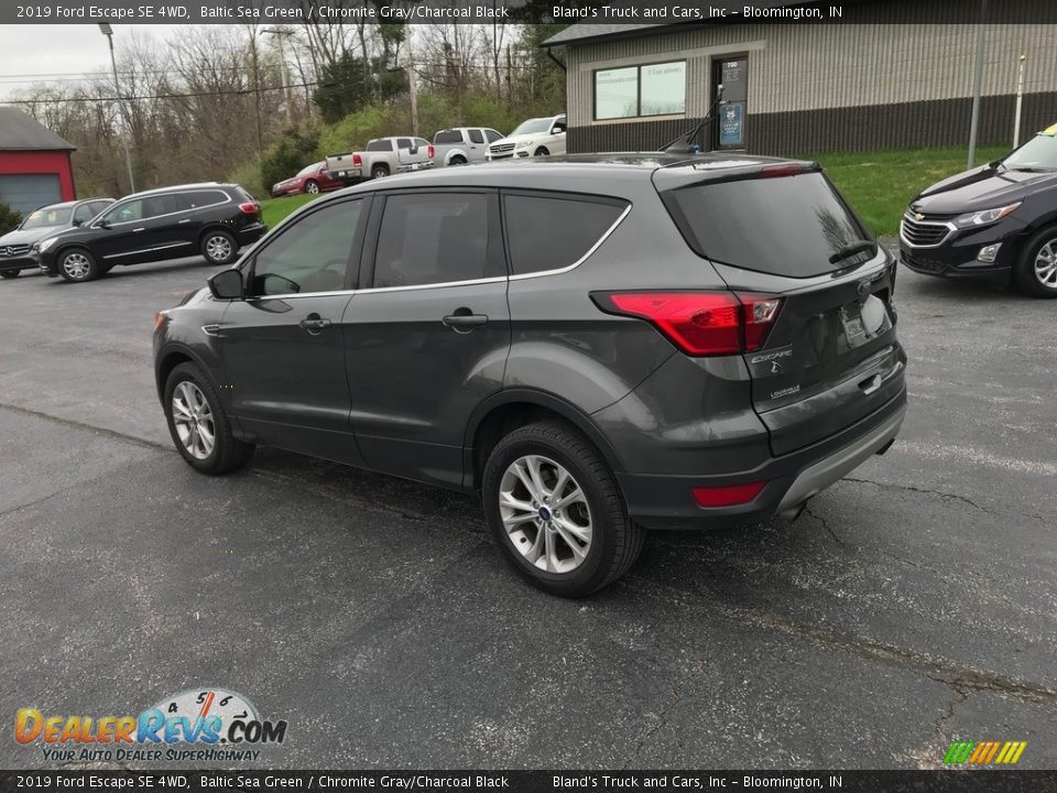 2019 Ford Escape SE 4WD Baltic Sea Green / Chromite Gray/Charcoal Black Photo #10