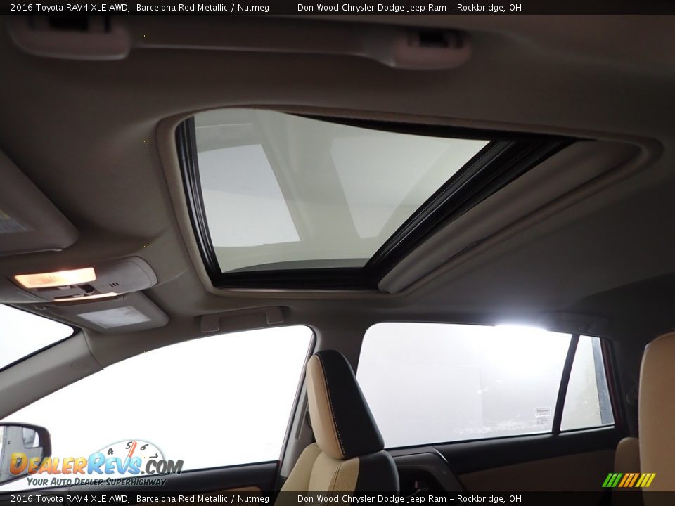2016 Toyota RAV4 XLE AWD Barcelona Red Metallic / Nutmeg Photo #4