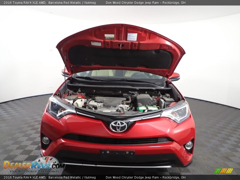 2016 Toyota RAV4 XLE AWD Barcelona Red Metallic / Nutmeg Photo #6