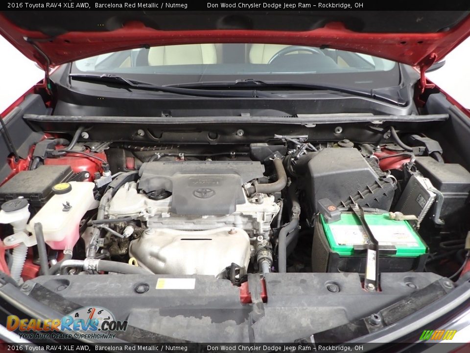 2016 Toyota RAV4 XLE AWD Barcelona Red Metallic / Nutmeg Photo #7