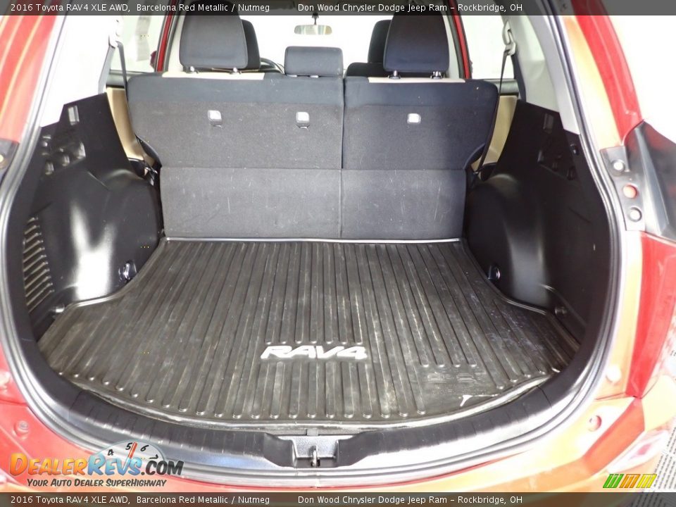 2016 Toyota RAV4 XLE AWD Barcelona Red Metallic / Nutmeg Photo #13