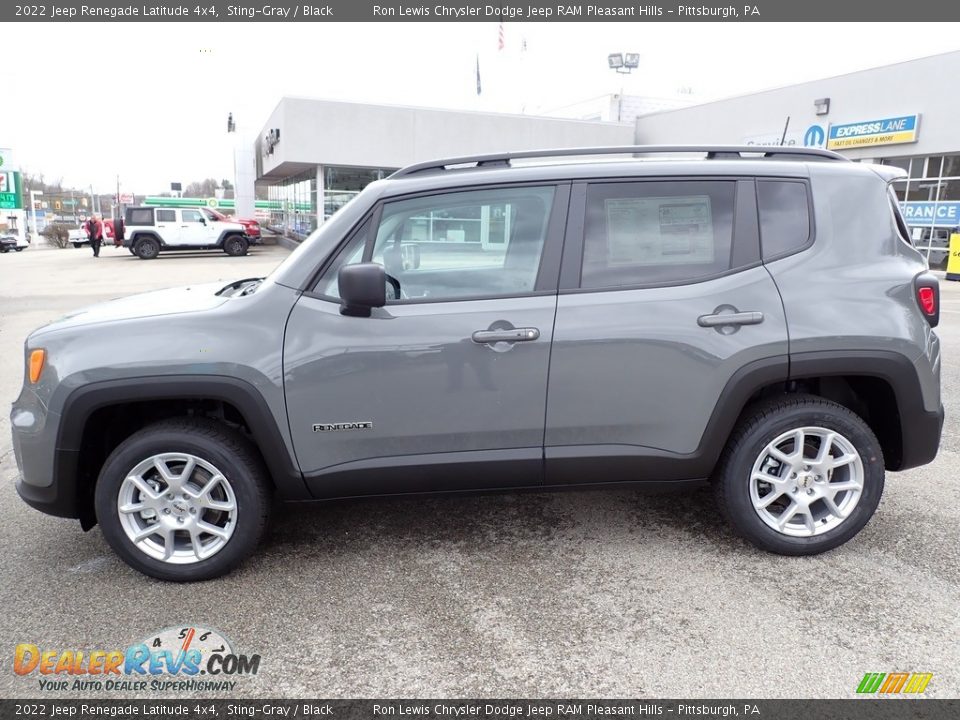 2022 Jeep Renegade Latitude 4x4 Sting-Gray / Black Photo #2