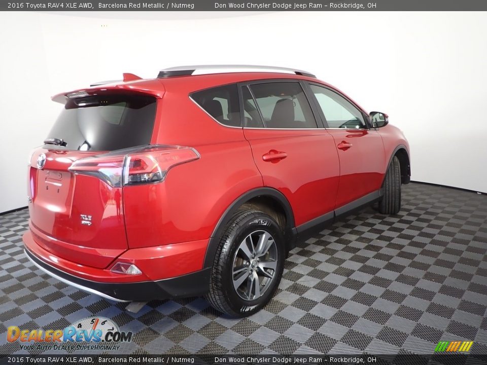 2016 Toyota RAV4 XLE AWD Barcelona Red Metallic / Nutmeg Photo #14