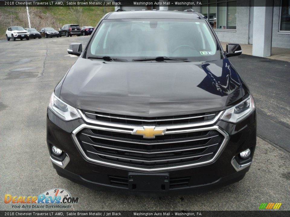 2018 Chevrolet Traverse LT AWD Sable Brown Metallic / Jet Black Photo #4