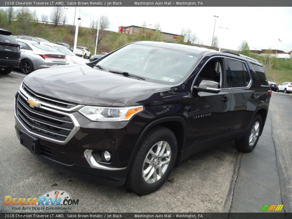 2018 Chevrolet Traverse LT AWD Sable Brown Metallic / Jet Black Photo #5