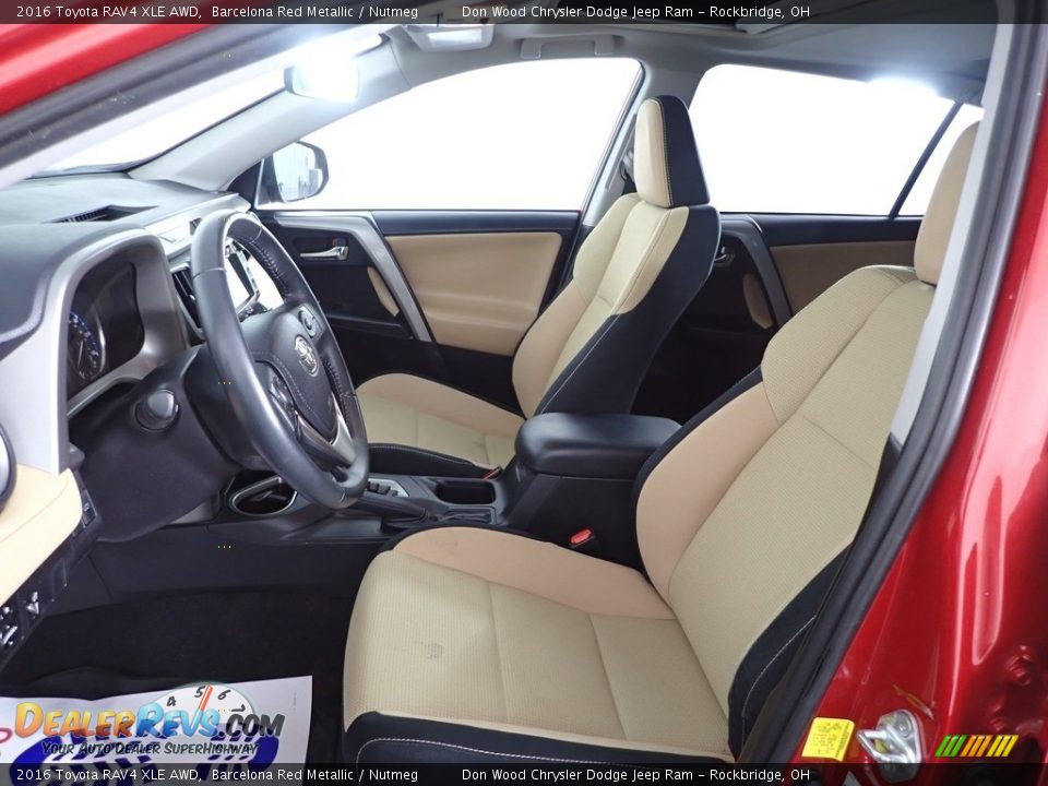2016 Toyota RAV4 XLE AWD Barcelona Red Metallic / Nutmeg Photo #17