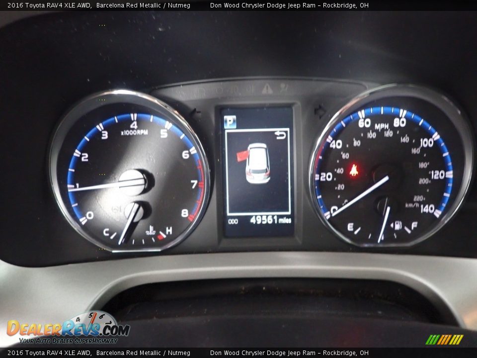 2016 Toyota RAV4 XLE AWD Barcelona Red Metallic / Nutmeg Photo #22