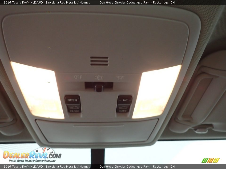 2016 Toyota RAV4 XLE AWD Barcelona Red Metallic / Nutmeg Photo #24