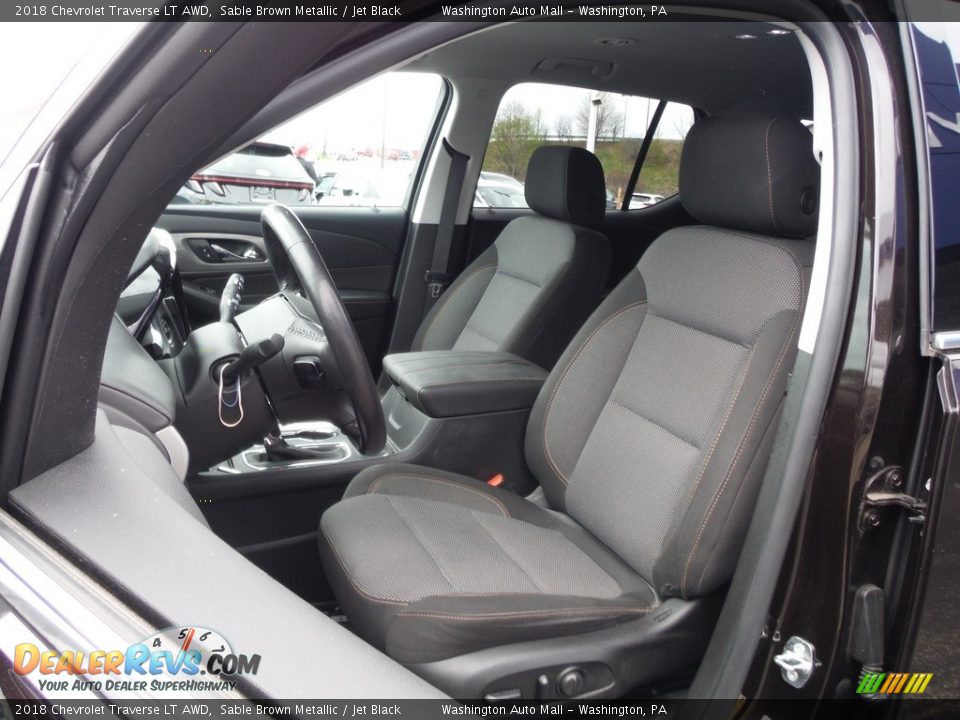 2018 Chevrolet Traverse LT AWD Sable Brown Metallic / Jet Black Photo #13