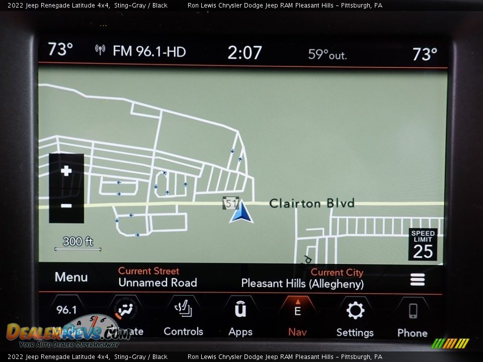 2022 Jeep Renegade Latitude 4x4 Sting-Gray / Black Photo #18