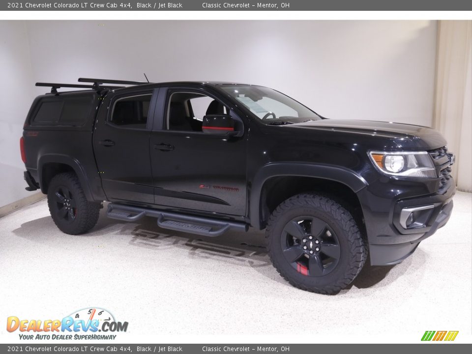 2021 Chevrolet Colorado LT Crew Cab 4x4 Black / Jet Black Photo #1