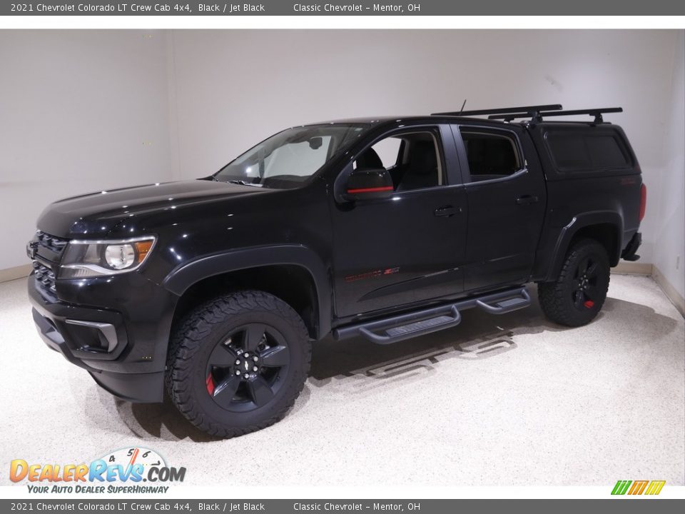 2021 Chevrolet Colorado LT Crew Cab 4x4 Black / Jet Black Photo #3