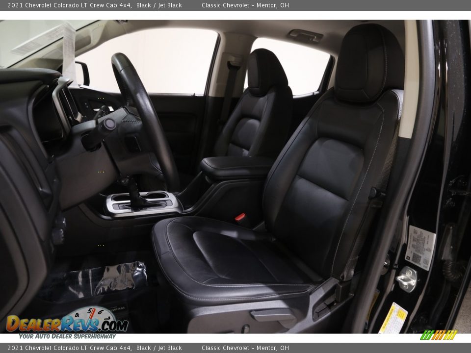 2021 Chevrolet Colorado LT Crew Cab 4x4 Black / Jet Black Photo #5