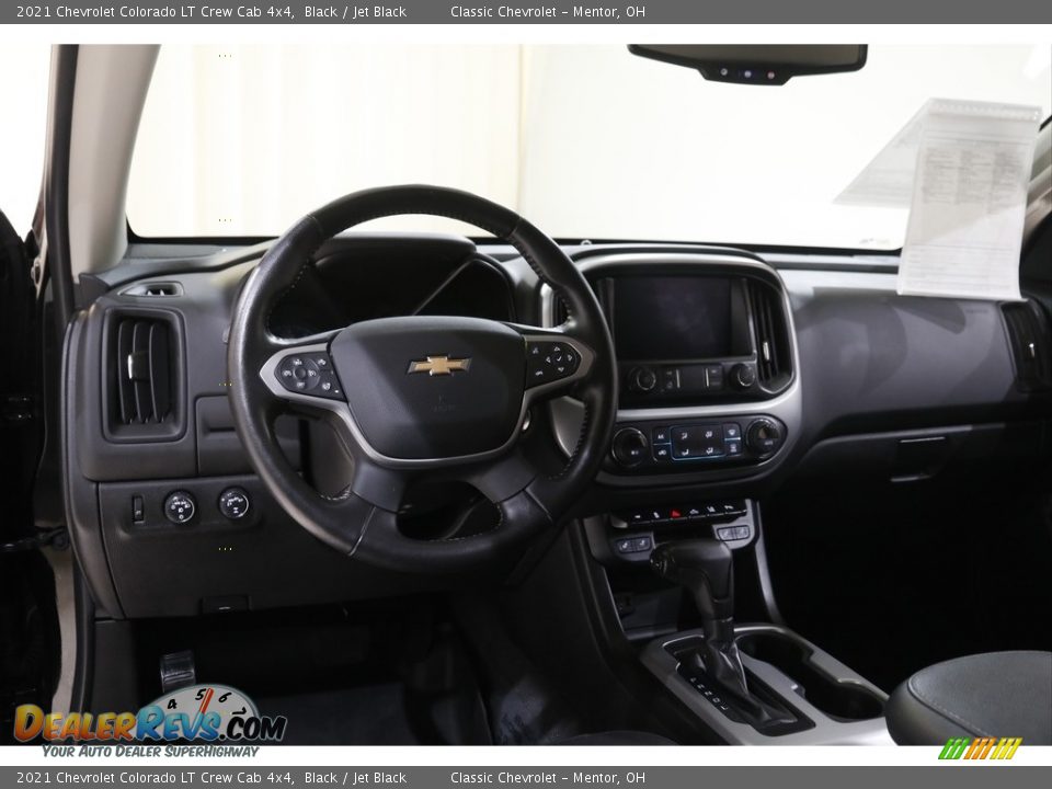 2021 Chevrolet Colorado LT Crew Cab 4x4 Black / Jet Black Photo #7