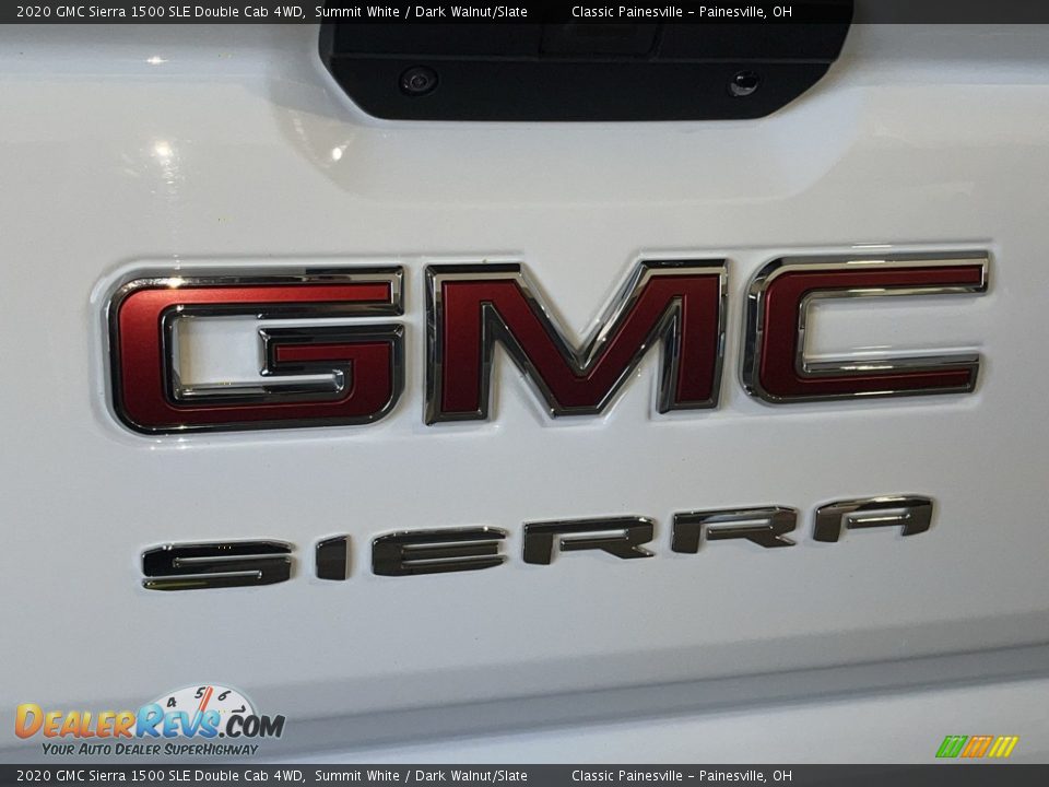2020 GMC Sierra 1500 SLE Double Cab 4WD Summit White / Dark Walnut/Slate Photo #29