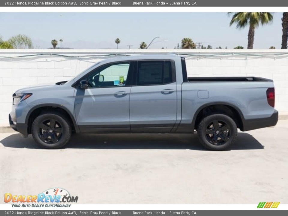 Sonic Gray Pearl 2022 Honda Ridgeline Black Edition AWD Photo #4