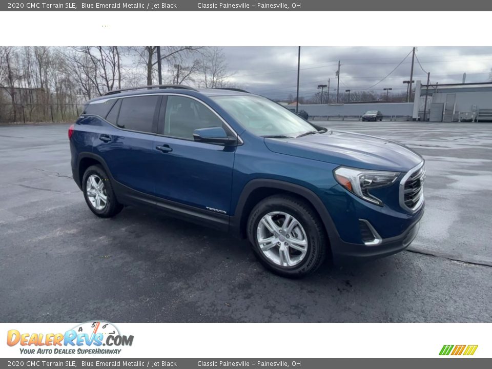 2020 GMC Terrain SLE Blue Emerald Metallic / Jet Black Photo #2