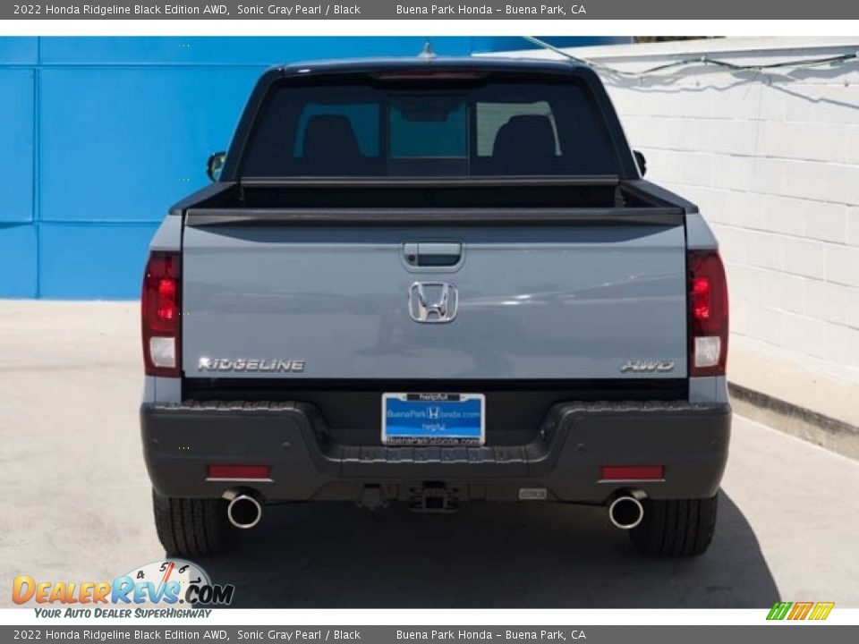 2022 Honda Ridgeline Black Edition AWD Sonic Gray Pearl / Black Photo #5