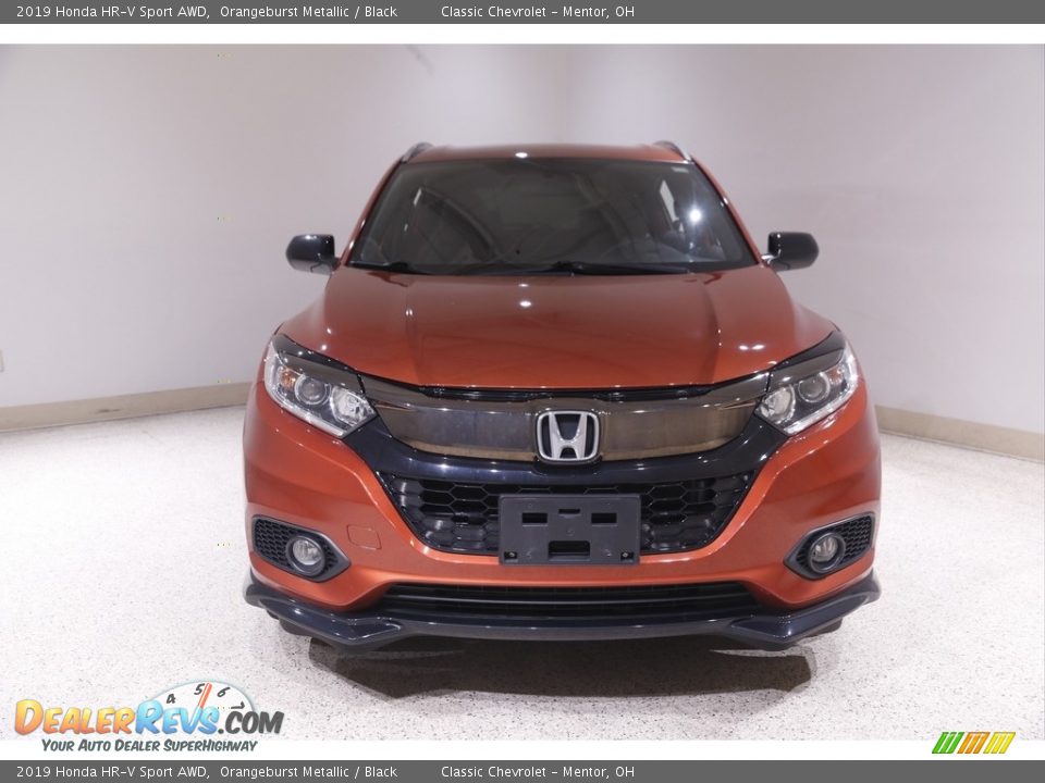 2019 Honda HR-V Sport AWD Orangeburst Metallic / Black Photo #2