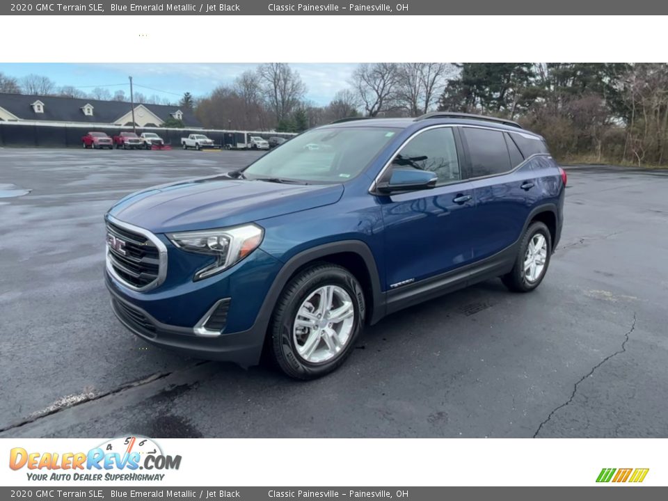 2020 GMC Terrain SLE Blue Emerald Metallic / Jet Black Photo #4