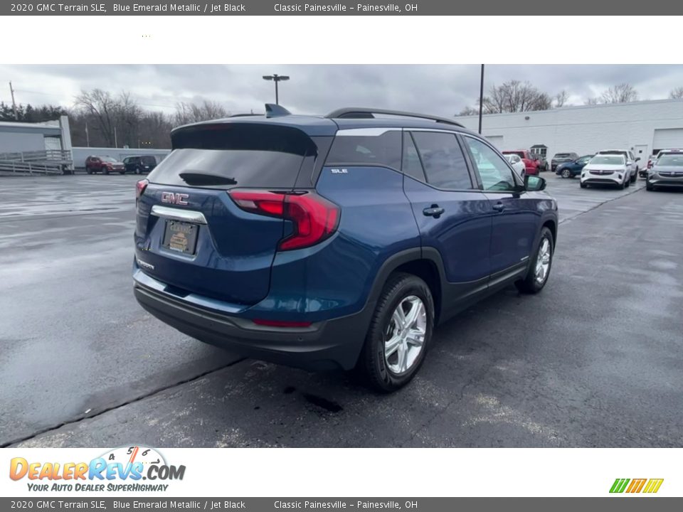 2020 GMC Terrain SLE Blue Emerald Metallic / Jet Black Photo #8