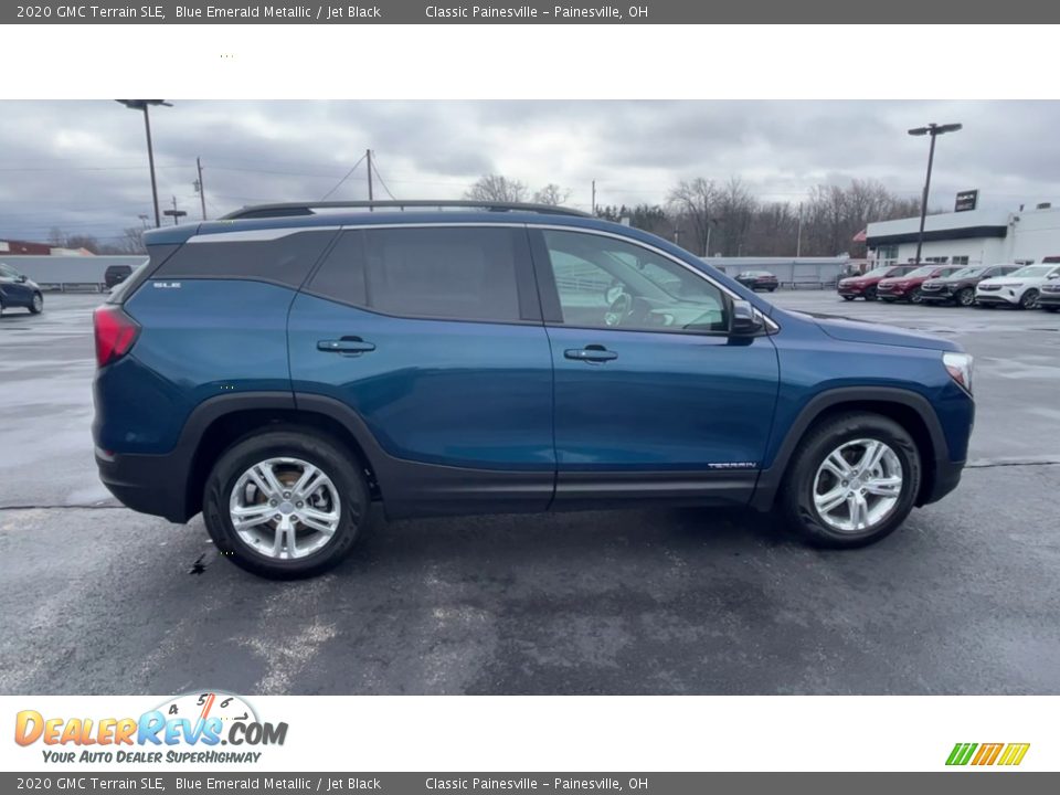 2020 GMC Terrain SLE Blue Emerald Metallic / Jet Black Photo #9