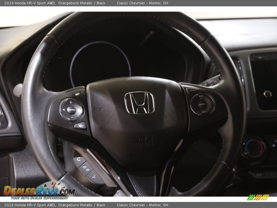 2019 Honda HR-V Sport AWD Orangeburst Metallic / Black Photo #7
