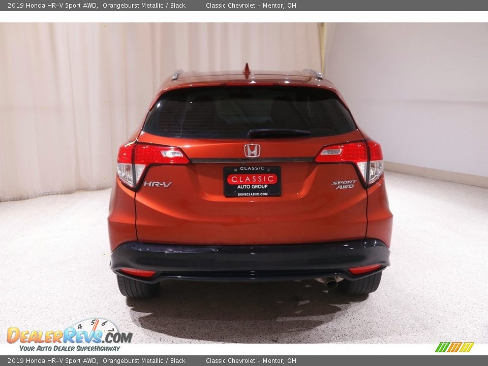 2019 Honda HR-V Sport AWD Orangeburst Metallic / Black Photo #17