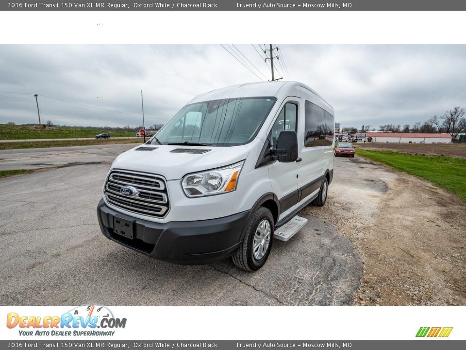 2016 Ford Transit 150 Van XL MR Regular Oxford White / Charcoal Black Photo #8