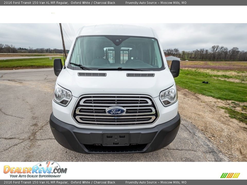 2016 Ford Transit 150 Van XL MR Regular Oxford White / Charcoal Black Photo #9